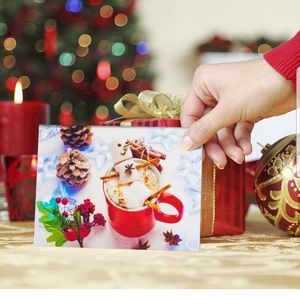Cocoa Snowman Holiday 20 pack Card,Snowman Christmas Cards,Christmas